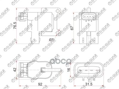 Лот: 21869789. Фото: 1. Катушка Зажигания Tg9091902218... Другое (автозапчасти)