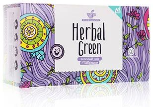 Лот: 10492054. Фото: 1. Every Herbal Green enerwood Зеленый... Чай, кофе, какао