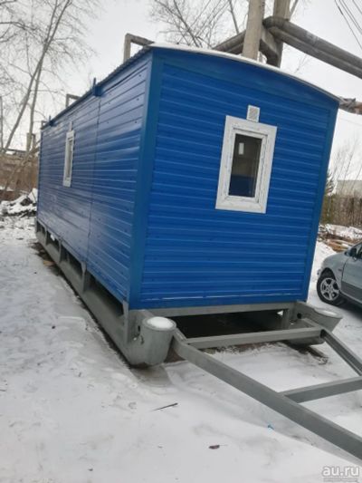 Лот: 11114011. Фото: 1. Бытовка вагон дом "Буран на санях... Бытовки, вагончики строительные