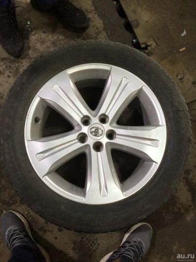 Лот: 8829681. Фото: 1. Колеса Toyota с зимней резиной... Шины на дисках