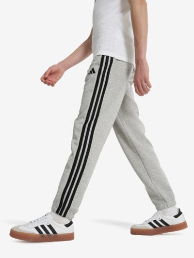 Лот: 25085466. Фото: 1. Брюки для мальчиков adidas, Серый. Спортивные брюки, штаны