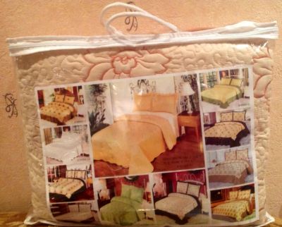 Лот: 4079174. Фото: 1. Покрывало очень красивое размер... Одеяла, подушки