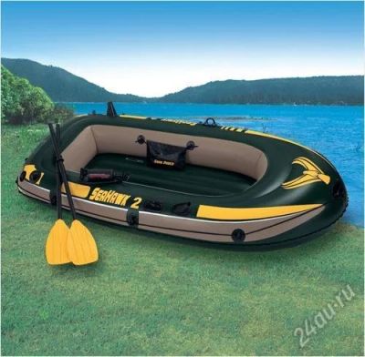 Лот: 2054177. Фото: 1. надувная лодка seahawk 2 set intex... Красноярск