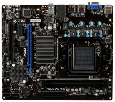 Лот: 6175596. Фото: 1. msi 760gm-p23 fx. Материнские платы