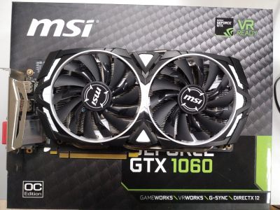 Лот: 12876685. Фото: 1. видеокарта gtx1060. Чек. Гарантия. Видеокарты