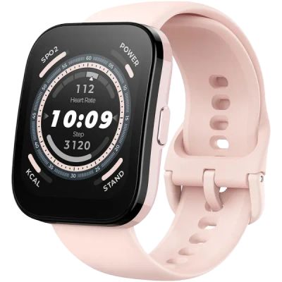 Лот: 22218731. Фото: 1. Умные часы Amazfit Bip 5, розовые... Смарт-часы, фитнес-браслеты, аксессуары