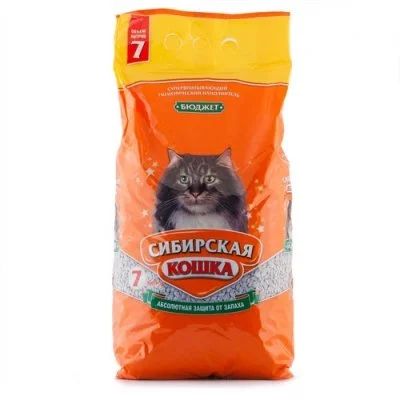Лот: 14009795. Фото: 1. Наполнитель Сибирская Кошка бюджет... Миски, лотки, наполнители