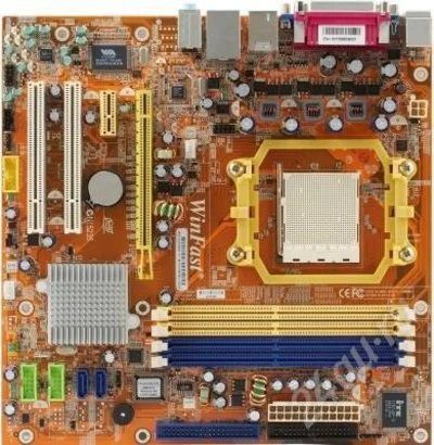 Лот: 320417. Фото: 1. Foxconn WinFast MCP61VM2MA-RS2H. Материнские платы