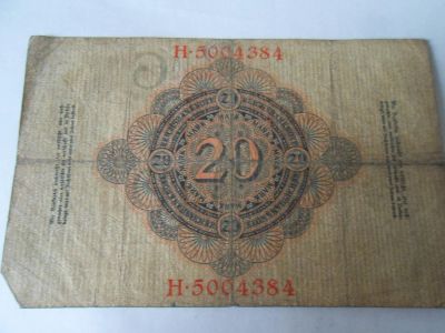 Лот: 5486123. Фото: 1. Германия 20 марок 1910. Германия и Австрия