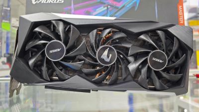 Лот: 25052532. Фото: 1. Видеокарта Aorus GeForce RTX 3070... Видеокарты