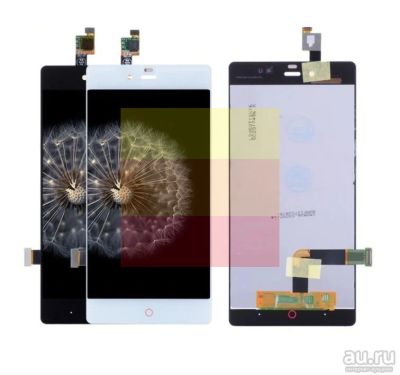 Лот: 13070820. Фото: 1. Дисплей ZTE Nubia Z9 mini + тачскрин... Дисплеи, дисплейные модули, тачскрины