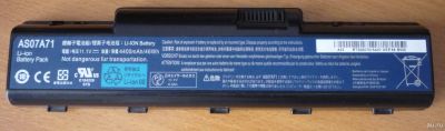 Лот: 13516526. Фото: 1. AS07A71 Li-ion аккумулятор, батарея... Аккумуляторы