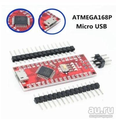 Лот: 7831357. Фото: 1. nano V3 atmega168/ch340g, Micro... Микроконтроллеры