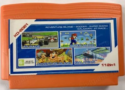 Лот: 13344124. Фото: 1. 5в1 Картридж 8-bit KD-6061(112in1... Игры для консолей