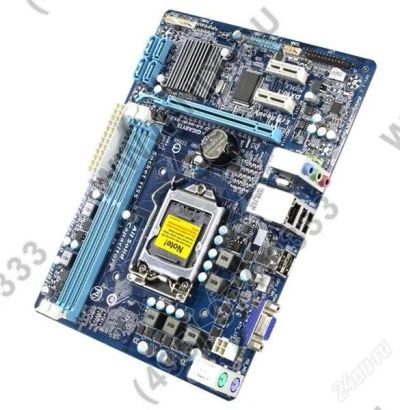 Лот: 2520108. Фото: 1. Intel G850 2.9 Ghz + Gigabyte... Материнские платы