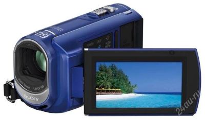 Лот: 749198. Фото: 1. Sony DCR-SX40E цвет:красный. Видеокамеры