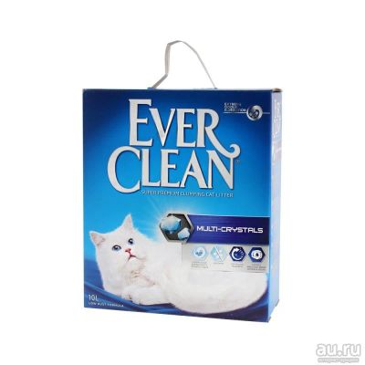 Лот: 10406570. Фото: 1. Наполнитель ever clean multi crystals... Миски, лотки, наполнители