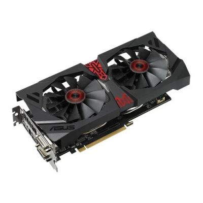 Лот: 16419886. Фото: 1. Видеокарта Asus R9 380 4GB Strix... Видеокарты