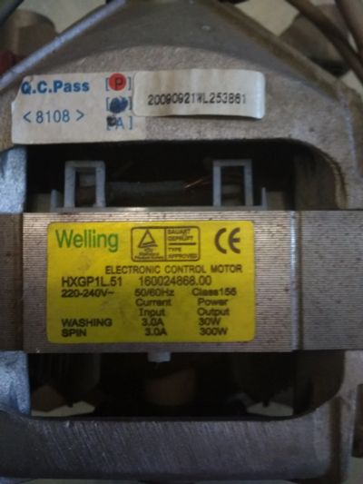 Лот: 14303409. Фото: 1. электродвигатель от стиральной... Запчасти для остальной бытовой техники