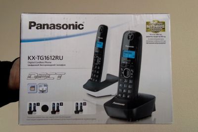 Лот: 3750421. Фото: 1. Домашний телефон Panasonic KX-TG1612RU1. DECT и радиотелефоны