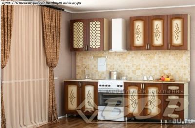 Лот: 8758778. Фото: 1. Кухня Троя МДФ 1,6м. Кухонные гарнитуры