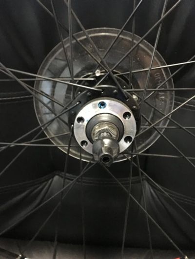 Лот: 7591238. Фото: 1. Колесо "26"заднее alexrims в сборе... Запчасти