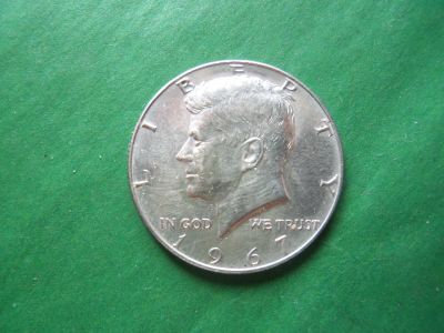 Лот: 19016812. Фото: 1. США 50 центов 1967 г. серебро. Америка