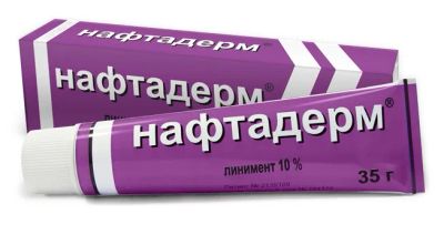 Лот: 23712325. Фото: 1. Нафтадерм линимент 10% 35г. Лекарства
