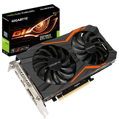 Лот: 20315880. Фото: 1. Gigabyte GeForce GTX 1050 Ti 4G. Видеокарты
