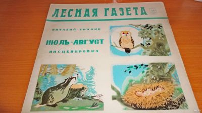 Лот: 18228216. Фото: 1. " Лесная газета " большая пластинка. Аудиозаписи