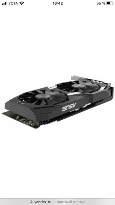 Лот: 25406664. Фото: 1. Видеокарта ASUS AMD Radeon RX... Видеокарты
