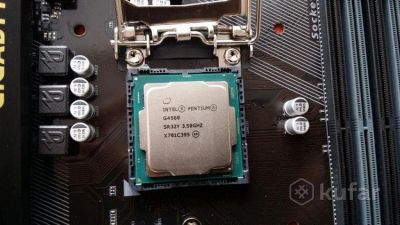 Лот: 13064879. Фото: 1. Pentium g4560 + MSI h110m-pro... Процессоры