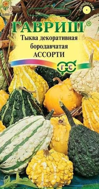 Лот: 11025588. Фото: 1. Тыква декоративная Ассорти (смесь... Садовые цветы