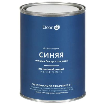 Лот: 24088274. Фото: 1. Грунт-эмаль Elcon, 3в1 матовая... Краски, лаки, растворитель