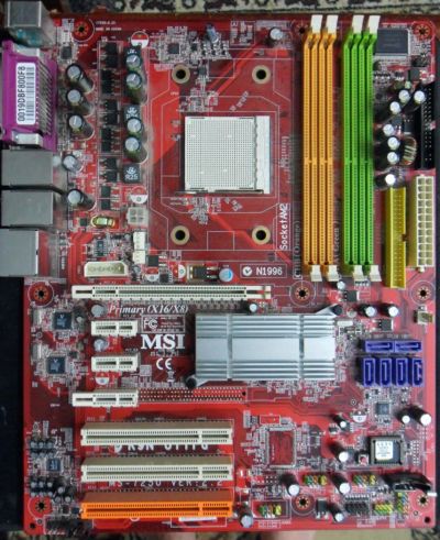 Лот: 10725666. Фото: 1. MSI K9N Ultra (AMD AM2). Материнские платы