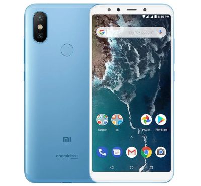 Лот: 12199665. Фото: 1. Xiaomi Mi A2 32 Gb Blue (Голубой... Смартфоны