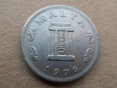 Лот: 8961517. Фото: 1. Мальта 5 центов 1976. Европа