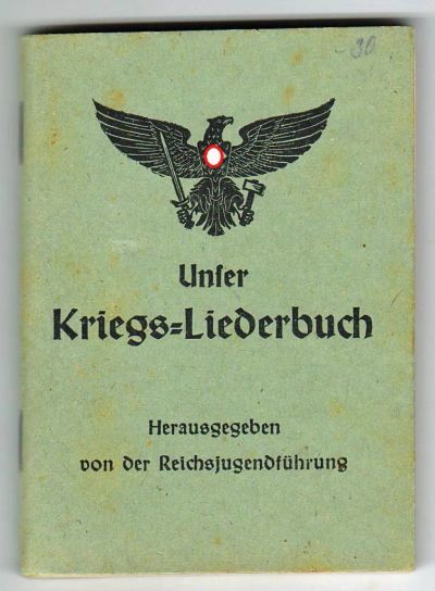 Лот: 10885930. Фото: 1. Брошюра "Unser Kriegs-Liederbuch... Книги