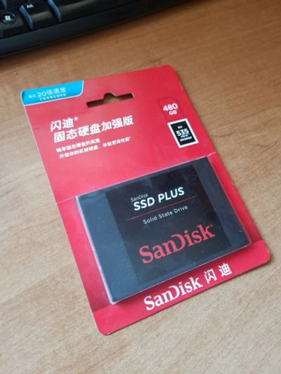 Лот: 14501758. Фото: 1. Новый SSD накопитель 480 ГБ твердотельный... SSD-накопители