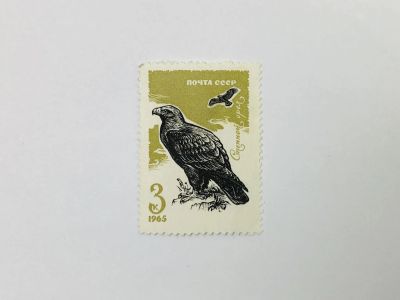 Лот: 23314654. Фото: 1. Хищные птицы. Степной орел. Фауна... Марки