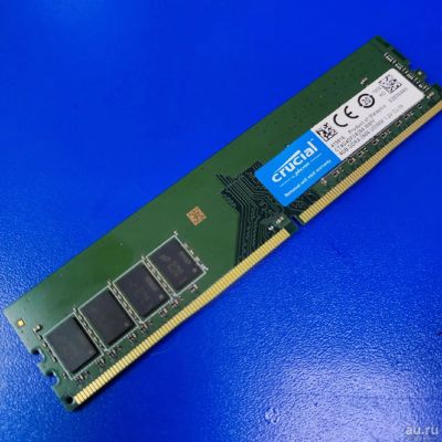 Лот: 18522425. Фото: 1. Модуль памяти 4GB DDR4 Crucial... Оперативная память