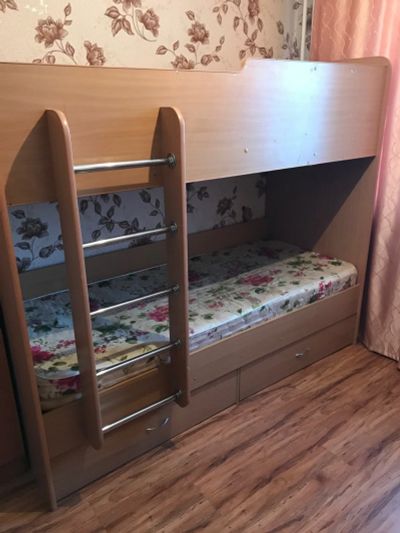 Лот: 12748685. Фото: 1. двух ярусная кровать. Кровати