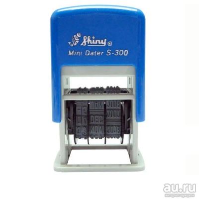 Лот: 14026424. Фото: 1. SHINY S-300 - мини-датер (3 мм... Печати, штампы, оснастки