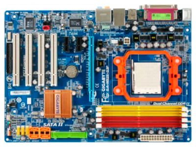Лот: 6618487. Фото: 1. Gigabyte GA-M52S-S3P AM2 GbLAN... Материнские платы