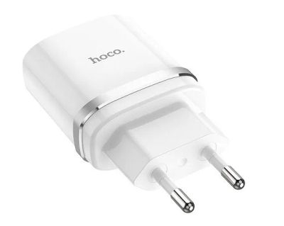 Лот: 20884591. Фото: 1. СЗУ-1USB Hoco C12Q QC3.0 белый. Зарядные устройства, блоки питания, адаптеры сетевые для смартфонов