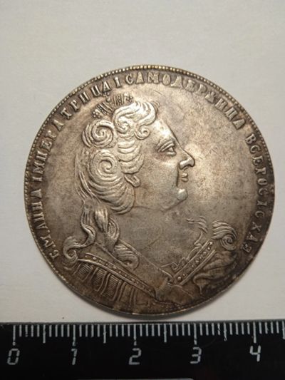 Лот: 21546127. Фото: 1. 1 рубль 1730 года. Россия до 1917 года