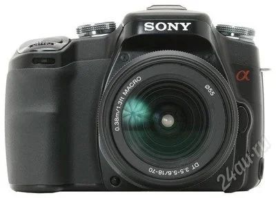 Лот: 511830. Фото: 1. Sony Alpha A100 Kit +флешка! 11мпкс... Цифровые зеркальные