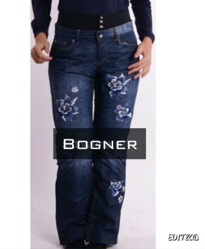 Лот: 6473754. Фото: 1. Штаны Bogner (джинсовый принт). Брюки, шорты