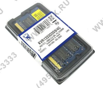 Лот: 9905284. Фото: 1. Kingston 4g dd3. Оперативная память