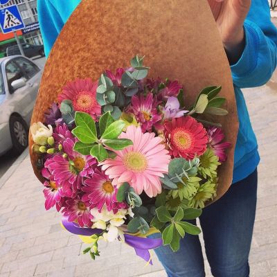 Лот: 8241168. Фото: 1. Сборный букет. Цветы на Щорса... Свежие цветы